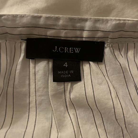 J. Crew tie-waist cotton voile midi dress - Picture 6 of 8